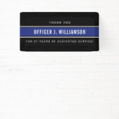 警察パーソナライズされた退職お祝い 横断幕 (インサイチュ)