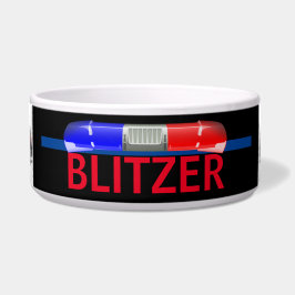 警察パーソナライズされたK-9犬 ボウル