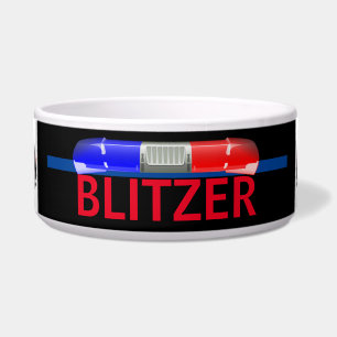 警察パーソナライズされたK-9犬 ボウル