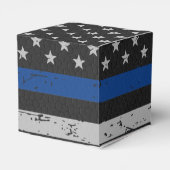 警察パーティーシンブルーラインヴィンテージ国旗 フェイバーボックス (裏面サイド)