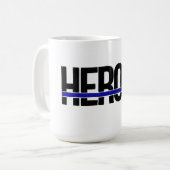 警察ヒーローマグ コーヒーマグカップ (正面左)