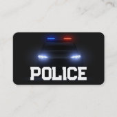 警察ブラック 名刺 (正面)