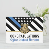 警察ブルーライン国旗の引退おめでとう (スタンド正面)