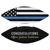 警察ブルーライン国旗の引退おめでとう アメリカンフットボール (パネル)