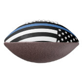 警察ブルーライン国旗の引退おめでとう アメリカンフットボール (回転90)