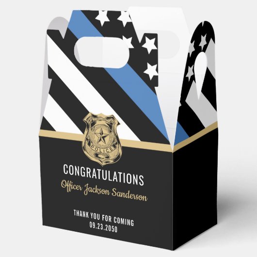 警察ブルーライン国旗の引退おめでとう フェイバーボックス (オープン)