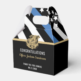 警察ブルーライン国旗の引退おめでとう フェイバーボックス