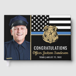 警察ブルーライン旗将写真退職 ゲストブック