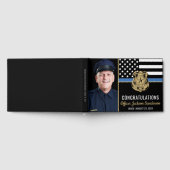 警察ブルーライン旗将写真退職 ゲストブック (全面)