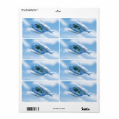 警察ヘリコプター ラベル (フルシート)