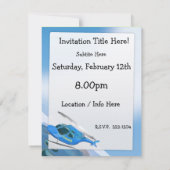 警察ヘリコプター 招待状 (裏面)