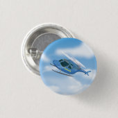 警察ヘリコプター 缶バッジ (正面&裏面)