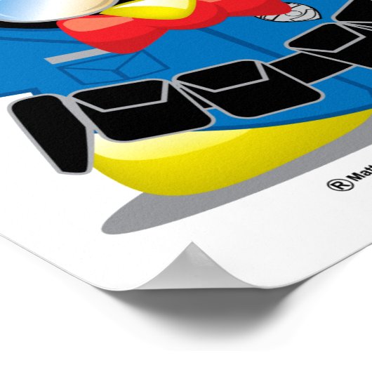 警察ペンギン ポスター (角)