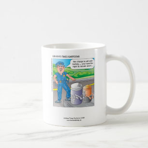 警察ユーモア暴行及び暴行おかしいコーヒーマグ コーヒーマグカップ