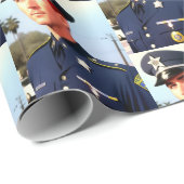 警察ラッピング紙 ラッピングペーパー (ロールコーナー)