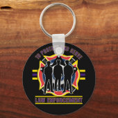警察保護に仕える キーホルダー (正面)