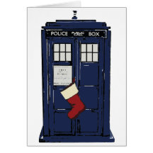 警察公共呼出し箱のクリスマス