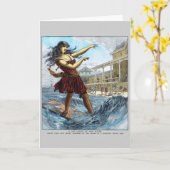 警察公報ノテカードサンドウィッチアイランド カード (黄色い花)