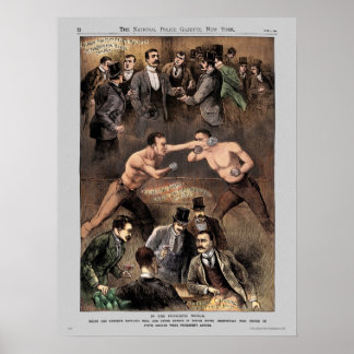 警察公報ポスターPugilistic ポスター
