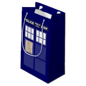 警察公衆電話機置 スモールペーパーバッグ (裏面アングル)