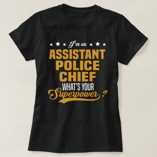 警察副本部長 Tシャツ (デザイン正面)