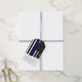 警察動揺して旗 ギフトタグ (より糸付き)