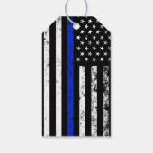 警察動揺して旗 ギフトタグ (裏面)