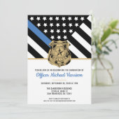 警察卒業シンブルーライン法執行機関 招待状 (スタンド正面)