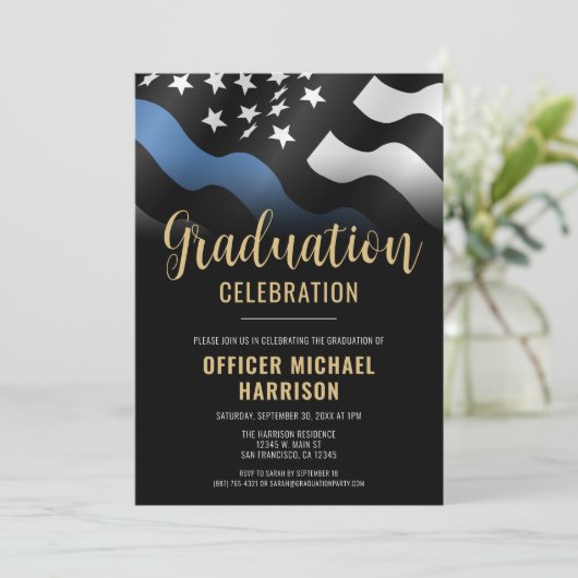 警察卒業党法執行優良線 招待状 (スタンド正面)