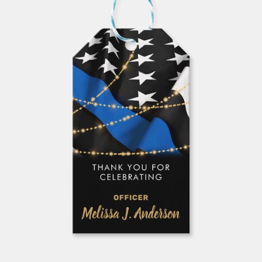 警察卒業党法執行機関 ギフトタグ (正面)