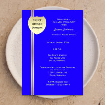 警察卒業招待警察バッジ