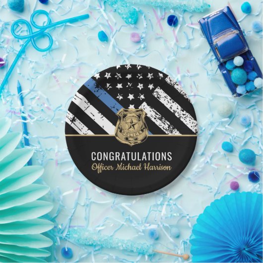 警察卒業法執行役員パーティー ペーパープレート