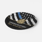 警察卒業法執行役員パーティー ペーパープレート (アングル)