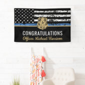 警察卒業法執行役員パーティー 横断幕 (インサイチュ)