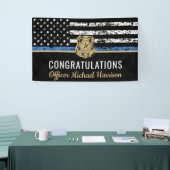 警察卒業法執行役員パーティー 横断幕 (トレードショー)