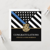 警察卒業法執行役員旗 カード (正面/裏面インサイチュ)