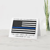 警察卒業法執行祝賀 カード (正面)