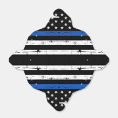 警察卒業法執行細いブルーラインF フェイバーボックス (折り畳みなし)