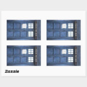 警察呼び出しボックス長方形シール 長方形シール (シート)