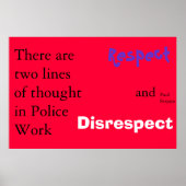 警察哲学 ポスター (正面)