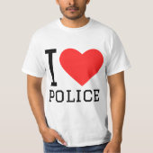 警察大好き Tシャツ (正面)