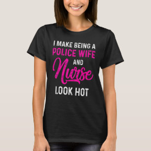 警察妻ナースライフRnママ40 Tシャツ