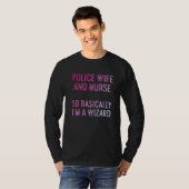 警察妻ナースライフRnママ42 Tシャツ (正面フル)