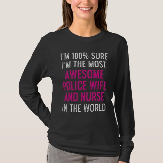 警察妻ナースライフRnママ4 Tシャツ (正面)