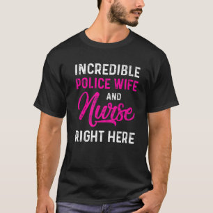 警察妻ナースライフRNママ Tシャツ