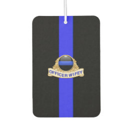 警察妻細いブルーライン カーエアーフレッシュナー