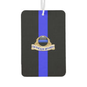 警察妻細いブルーライン カーエアーフレッシュナー (裏面)