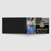 警察学校の卒業パーティー写真ブルーライン ゲストブック (全面)