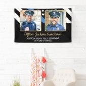 警察学校の卒業党旗2写真 横断幕 (インサイチュ)