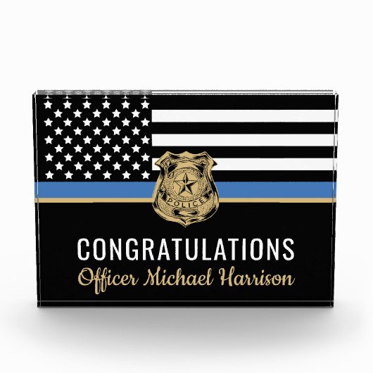 警察学校の卒業官法執行機関 フォトブロック (正面)